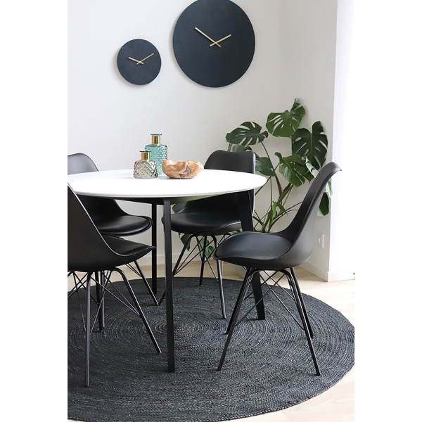 Krzesło Oslo czarne PU - House Nordic