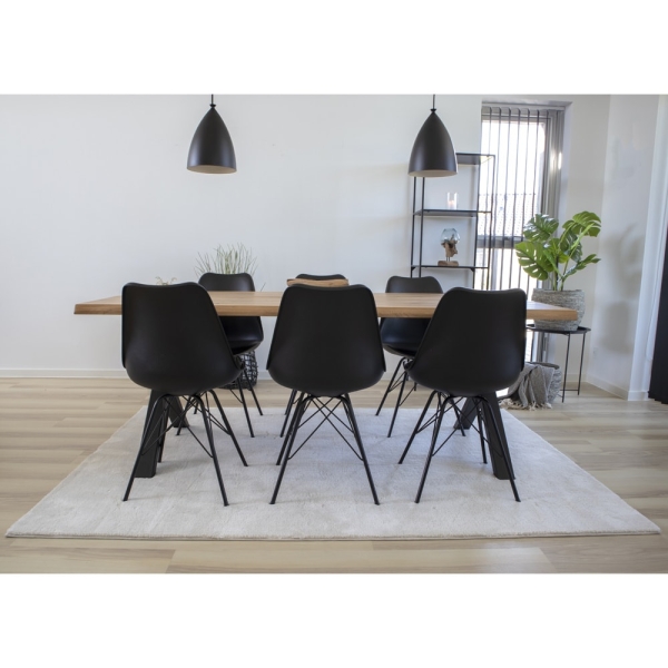 Krzesło Oslo czarne PU - House Nordic