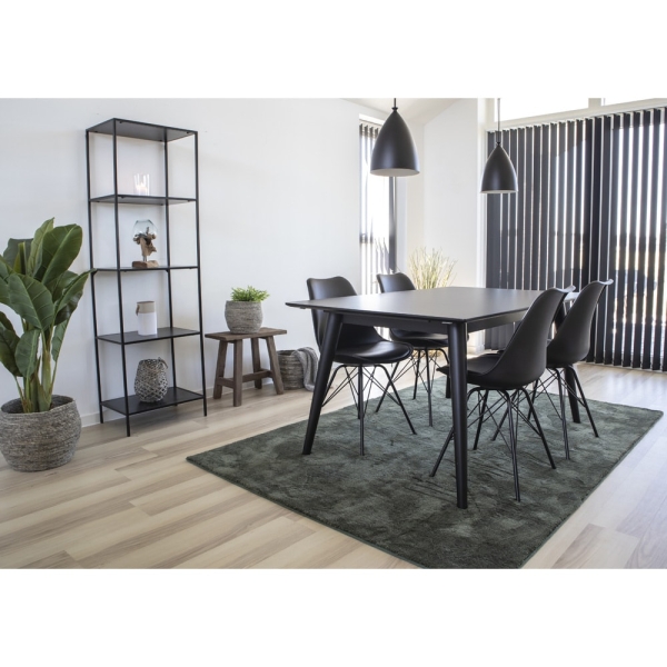 Krzesło Oslo czarne PU - House Nordic