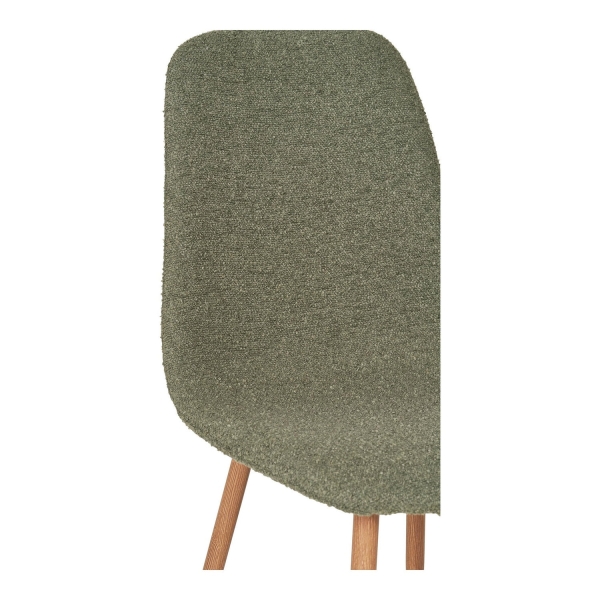 Krzesło Stockholm boucle zielone/ naturalne - House Nordic