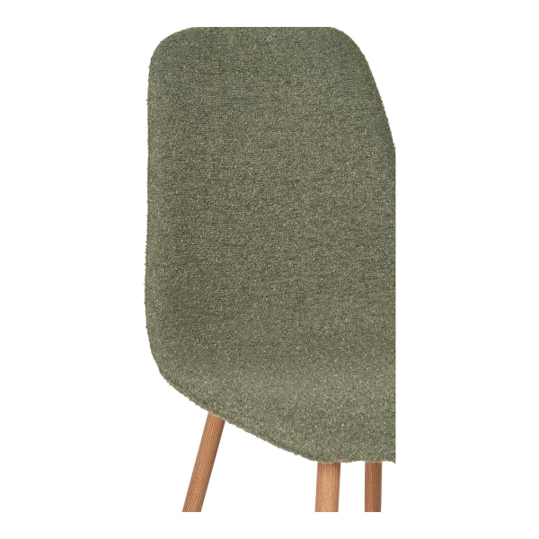 Krzesło Stockholm boucle zielone/ naturalne - House Nordic