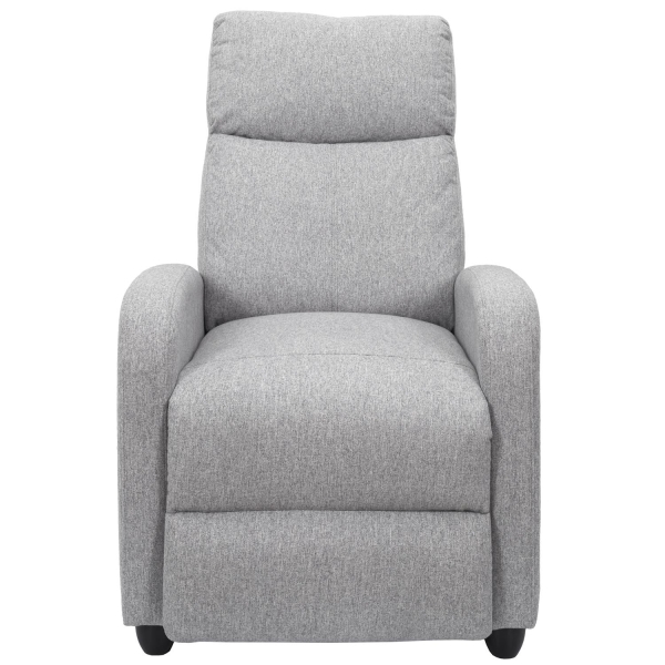 Fotel rozkładany Recliner Dream szary - Intesi