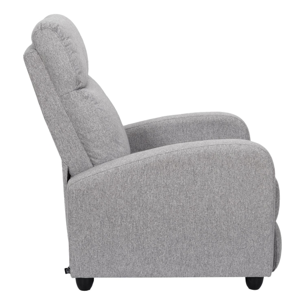 Fotel rozkładany Recliner Dream szary - Intesi