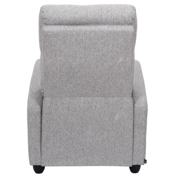 Fotel rozkładany Recliner Dream szary - Intesi