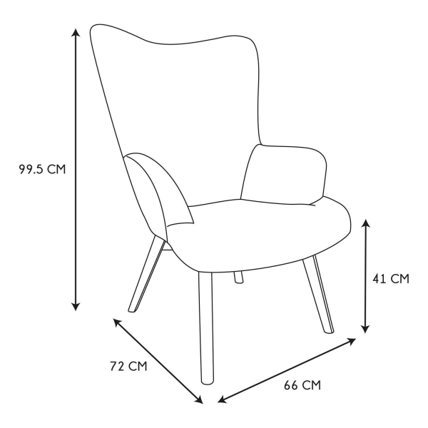 Fotel uszak Helsinki multikolor patchwork - Intesi