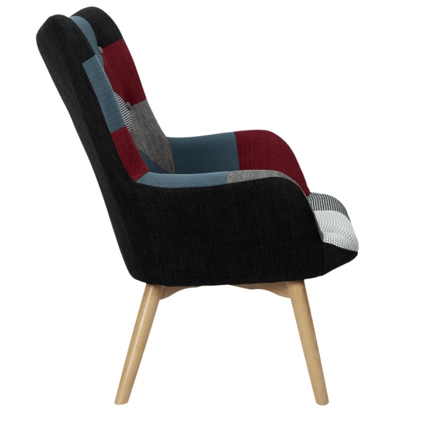 Fotel Uszak szeroki patchwork - Intesi
