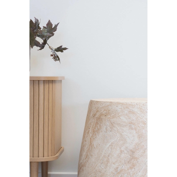 Stolik kawowy Bonn 47cm kamień - House Nordic