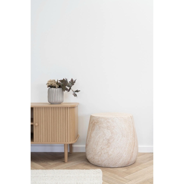 Stolik kawowy Bonn 47cm kamień - House Nordic