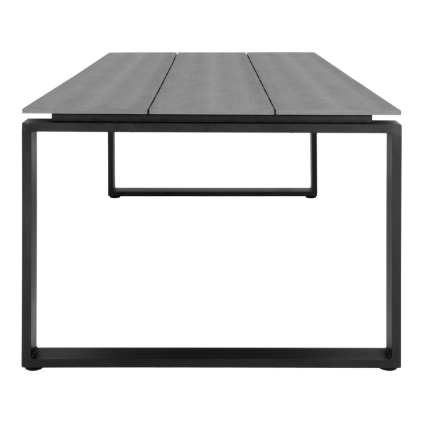 Stół Denver 210x100cm szary/czarny - House Nordic