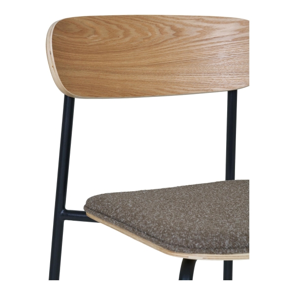 Krzesło Estepona jesion/ czarny - House Nordic