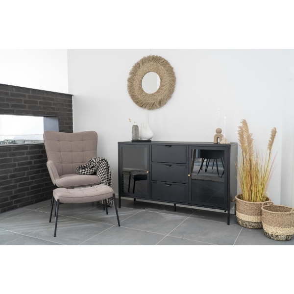 Fotel Glasgow brązowy jasny - House Nordic