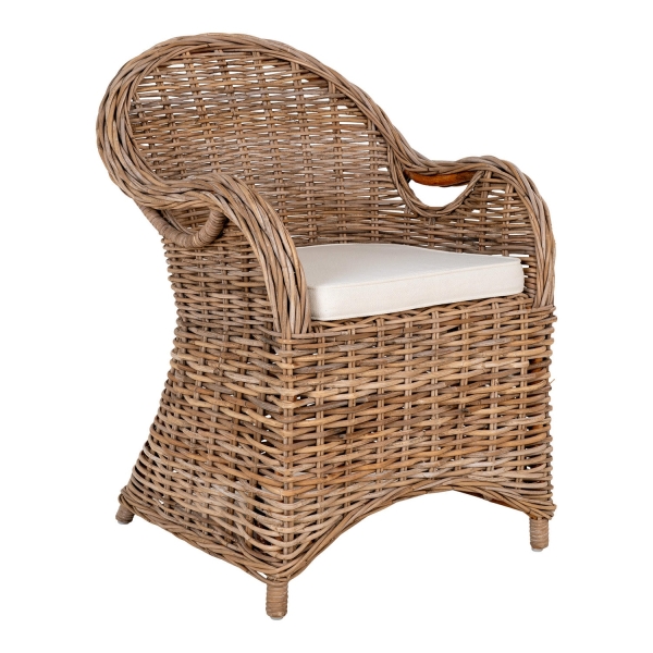 Krzesło Larisa rattan/szare - House Nordic