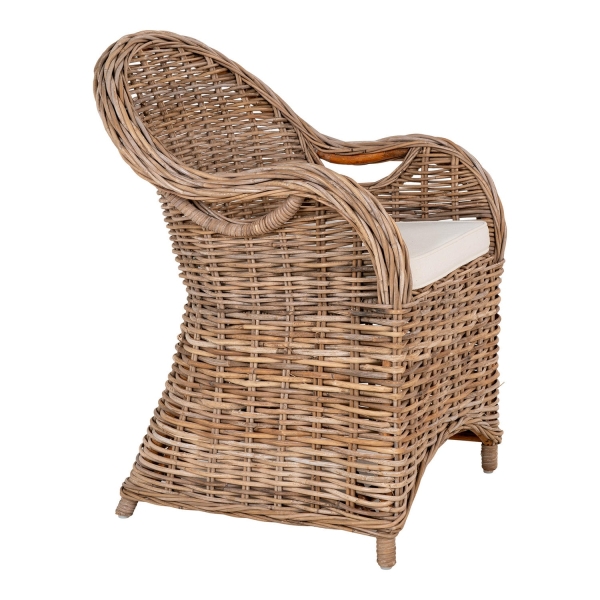 Krzesło Larisa rattan/szare - House Nordic
