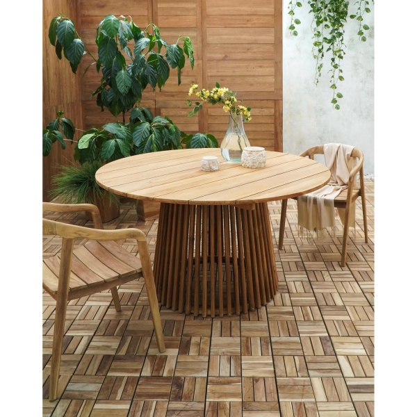 Stół Lorca 120cm tekowy naturalny - House Nordic