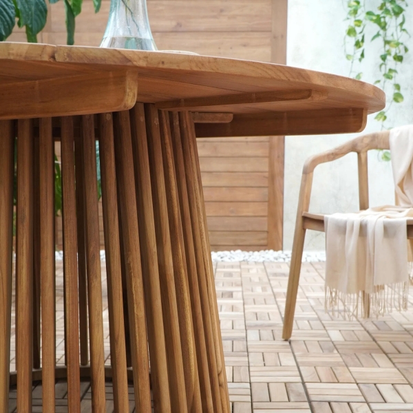 Stół Lorca 120cm tekowy naturalny - House Nordic