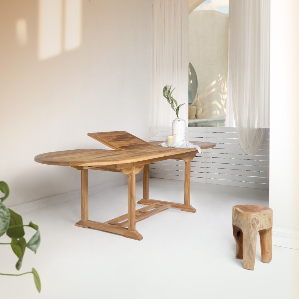 Stół rozkładany Salamanca 90/240cm tekowy - House Nordic