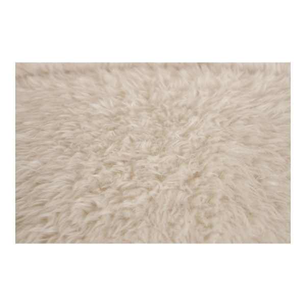 Fotel Setubal biały furry - House Nordic