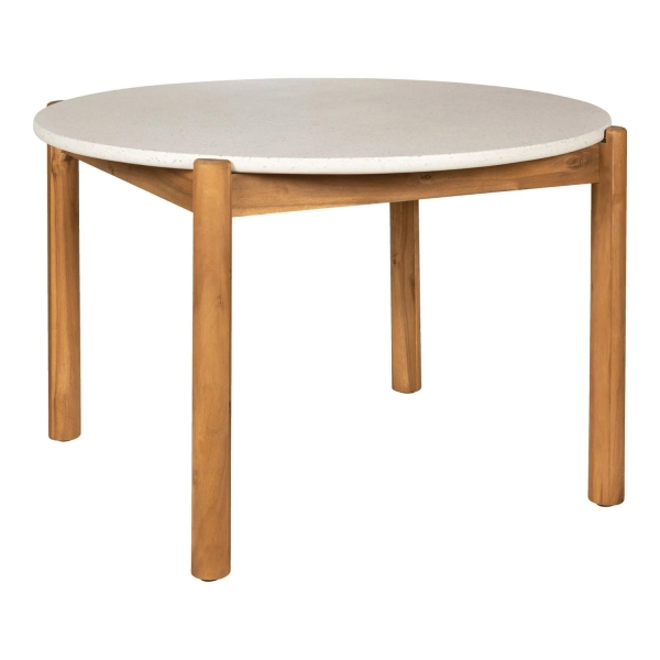 Stół Terracina 120cm akacja/terrazzo - House Nordic