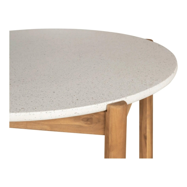 Stół Terracina 120cm akacja/terrazzo - House Nordic