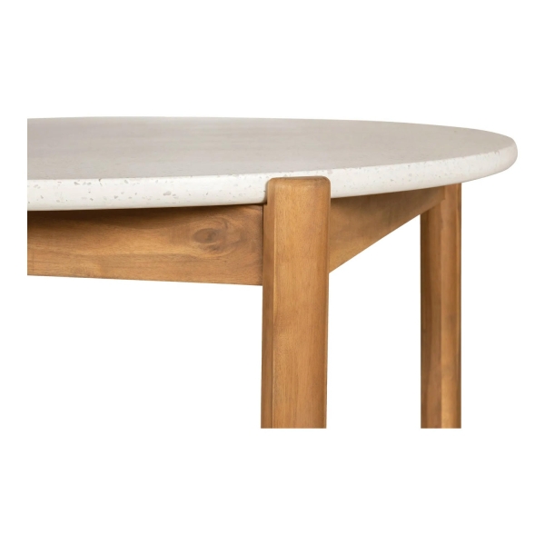 Stół Terracina 120cm akacja/terrazzo - House Nordic