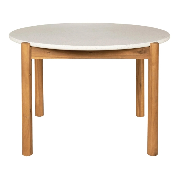 Stół Terracina 120cm akacja/terrazzo - House Nordic