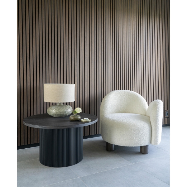 Stolik pomocniczy Boavista 80cm brązowy ciemny - House Nordic