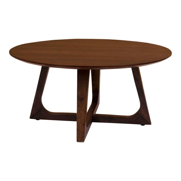 Stolik kawowy Hellerup 75cm orzech - House Nordic