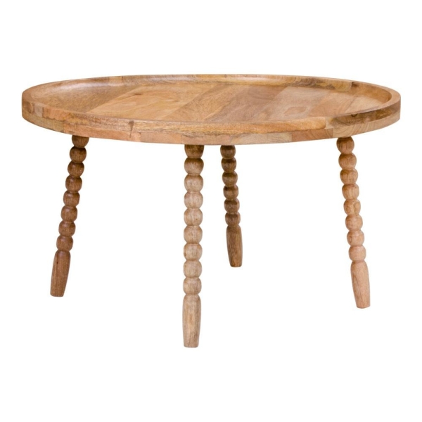 Stolik kawowy Jammu 60cm mango naturalny - House Nordic
