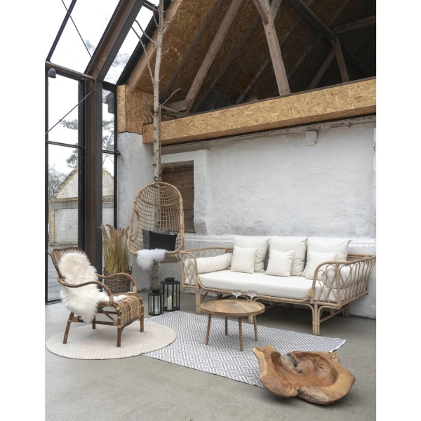 Stolik kawowy Jammu 60cm mango naturalny - House Nordic