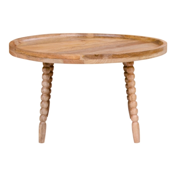 Stolik kawowy Jammu 60cm mango naturalny - House Nordic