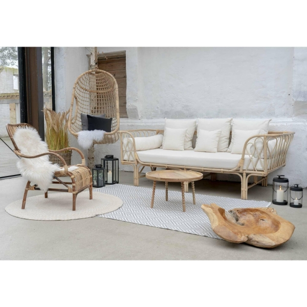Stolik kawowy Jammu 60cm mango naturalny - House Nordic