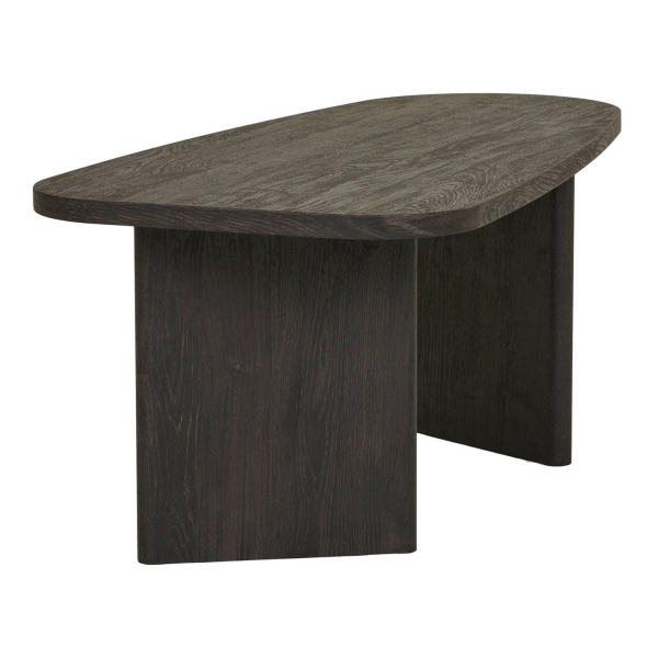 Stolik kawowy Melo 50x100cm brązowy ciemny - House Nordic