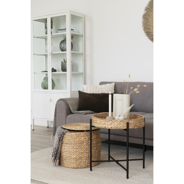 Stolik pomocniczy Naro 50cm naturalny hiacynt - House Nordic