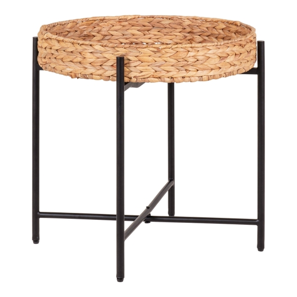 Stolik pomocniczy Naro 50cm naturalny hiacynt - House Nordic
