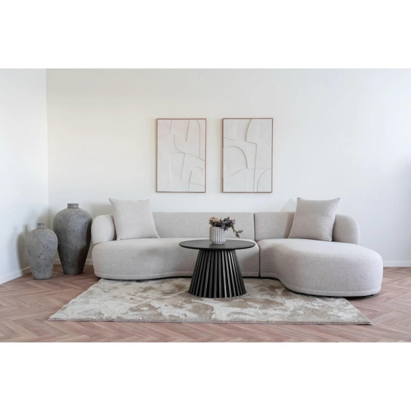 Stolik kawowy Osaka 70cm dąb czarny - House Nordic