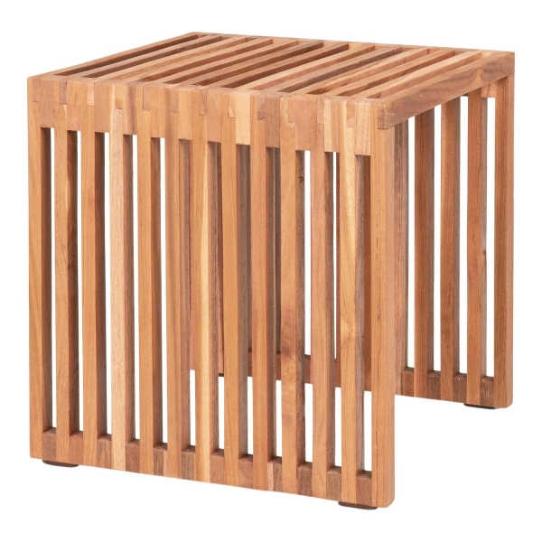 Stolik kawowy Pego 40cm tekowy - House Nordic