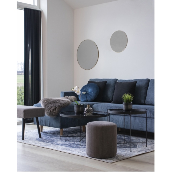 Stolik kawowy Venezia duży czarny - House Nordic