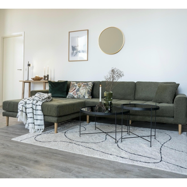 Stolik kawowy Venezia duży czarny - House Nordic