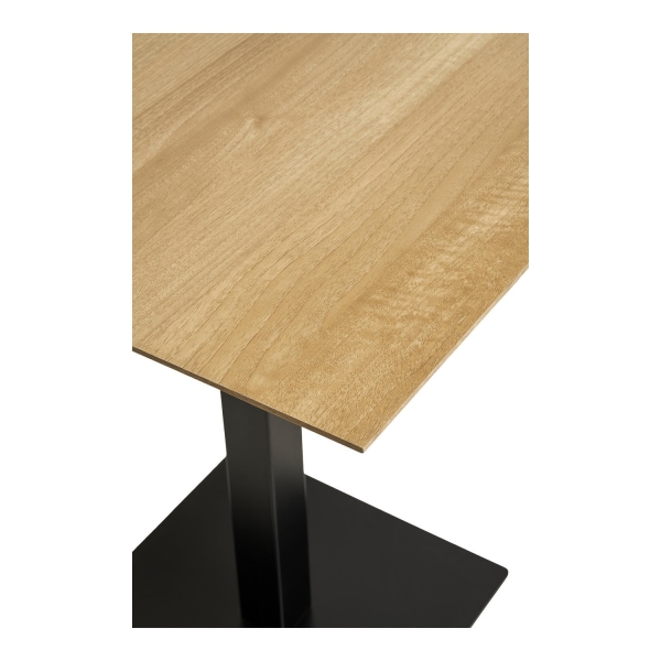 Stół Fano 70x70cm naturalny/ czarny - House Nordic ApS