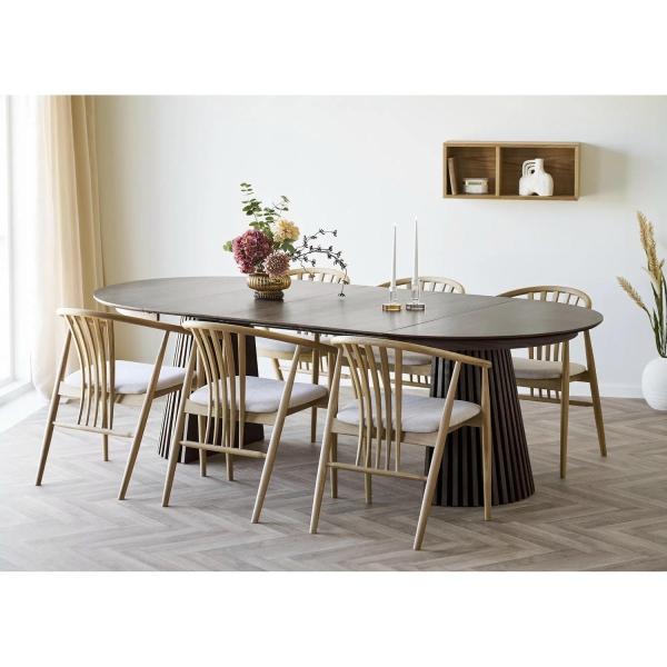 Stół rozkładany Osaka 120/240cm dąb dymiony - House Nordic ApS