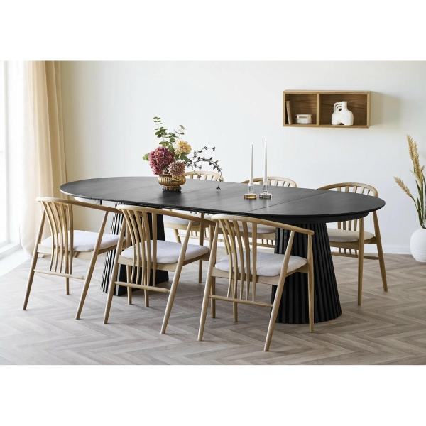Stół rozkładany Osaka 120/240cm dąb czarny - House Nordic ApS