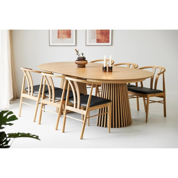Stół rozkładany Osaka 120/200cm dąb naturalny - House Nordic ApS