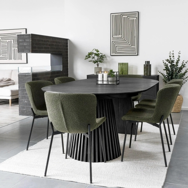 Stół rozkładany Osaka 120/200cm dąb czarny - House Nordic ApS