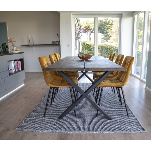 Stół Toulon 95x200cm dąb dymiony - House Nordic ApS