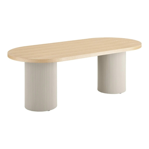 Stół Solva 100x220cm jesion/beżowy - House Nordic ApS