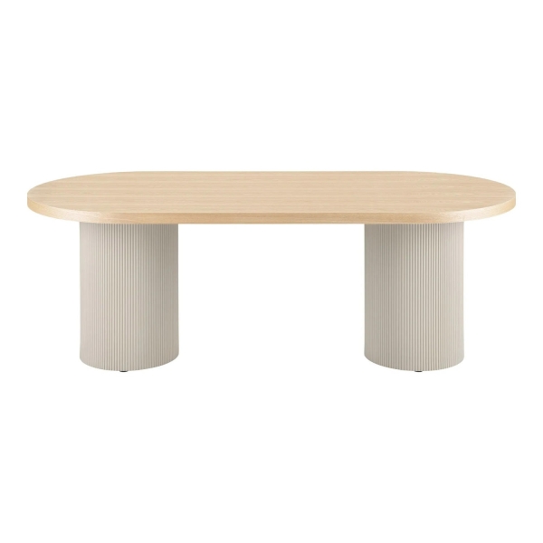 Stół Solva 100x220cm jesion/beżowy - House Nordic ApS