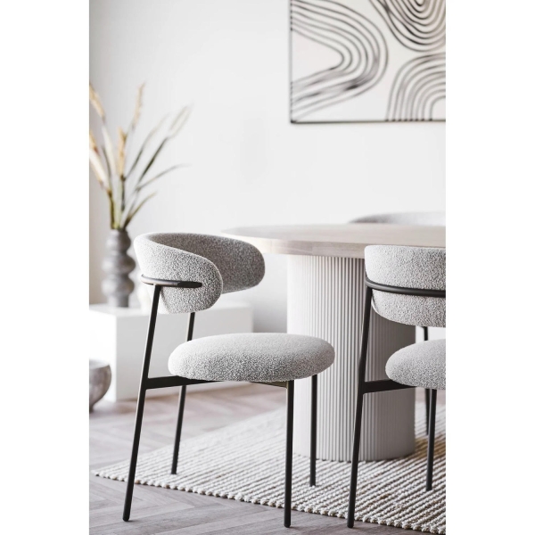 Stół Solva 100x220cm jesion/beżowy - House Nordic ApS