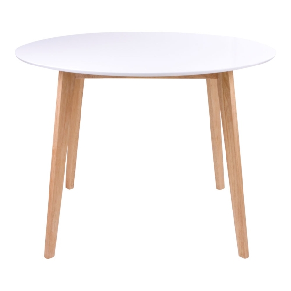 Stół Vojens 105cm biały/naturalny - House Nordic ApS