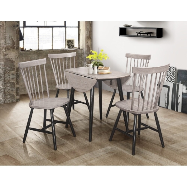 Stół Drop składany 90cm dąb rustykalny - House Nordic
