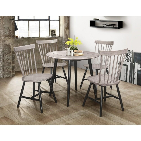 Stół Drop składany 90cm dąb rustykalny - House Nordic